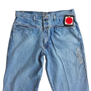 VTG 90s Marithe Francois Girbaud Jeans 40x35 X-Pocket Baggy Light Wash USA NWT